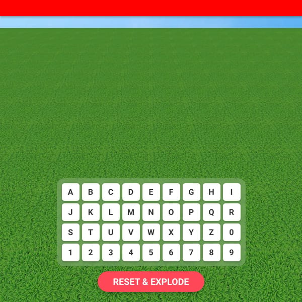 3D Alphabet Drop