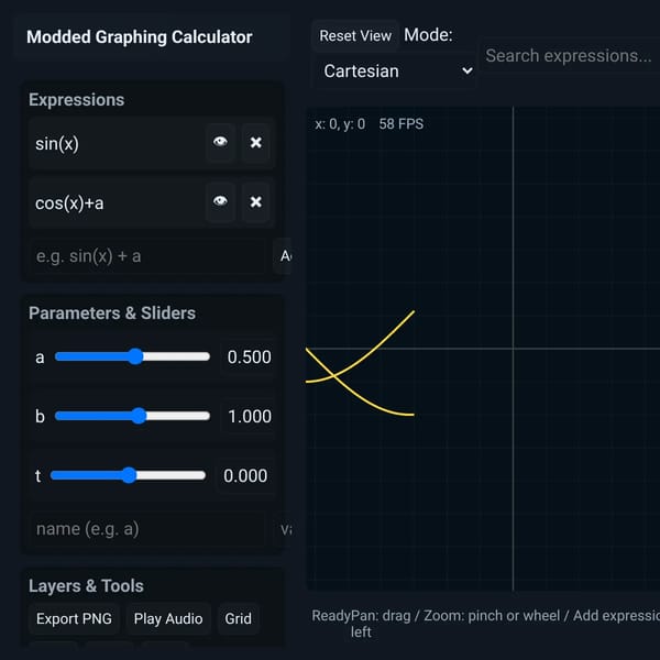 Modded Graphing Calculator