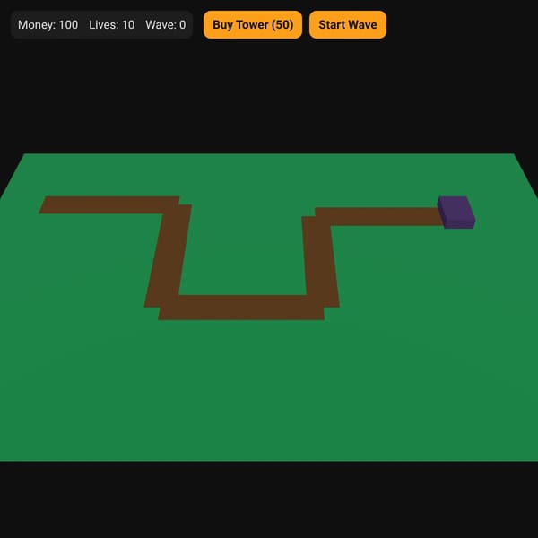 3D Tower Defense - Cubes