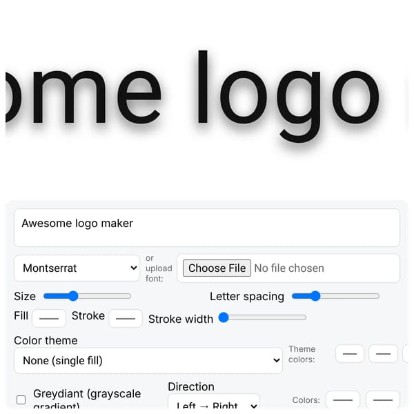 Awesome logo maker