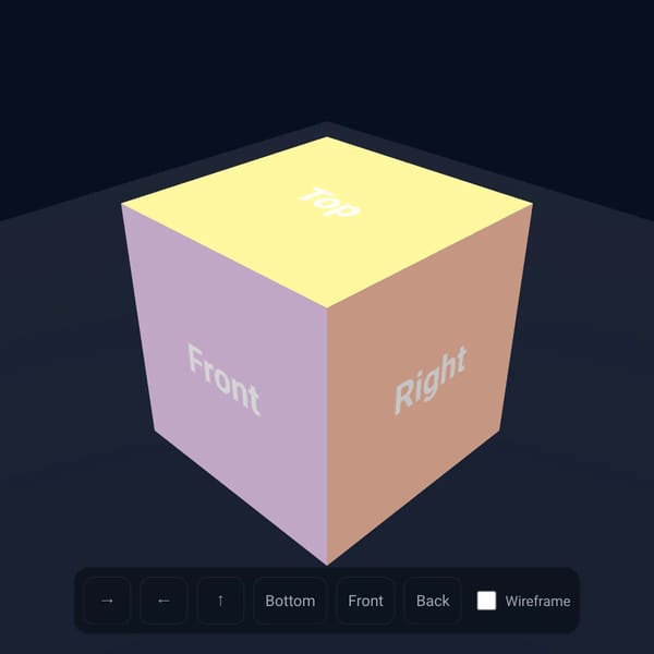 3D VIew Cube