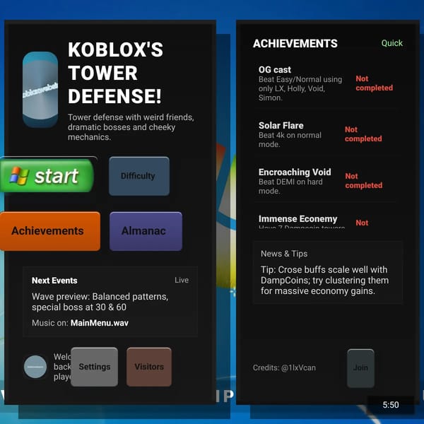 Koblox's Tower Defense (1.0.2)
