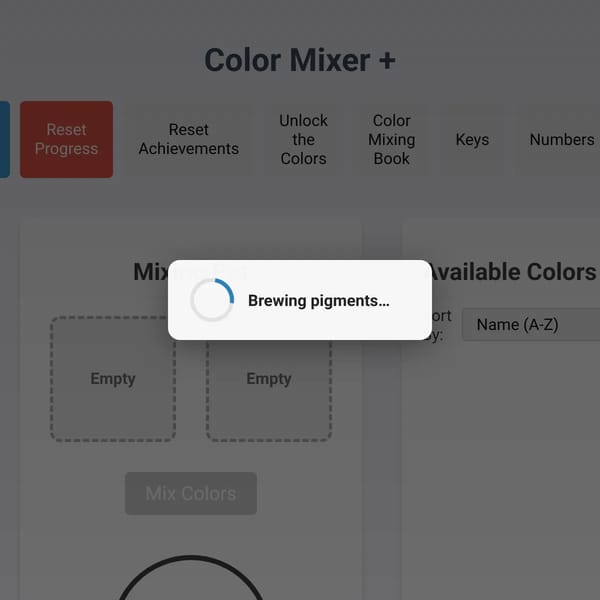 Color Mixer Game