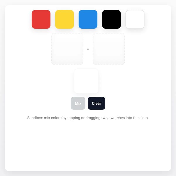 Color Mixing Tool