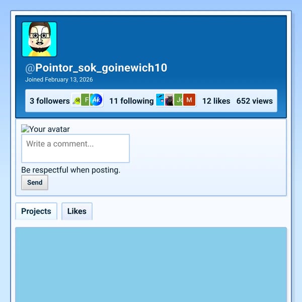 Profile Page on WebSim