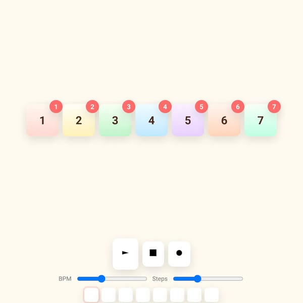 Music Sequencer Control Interface