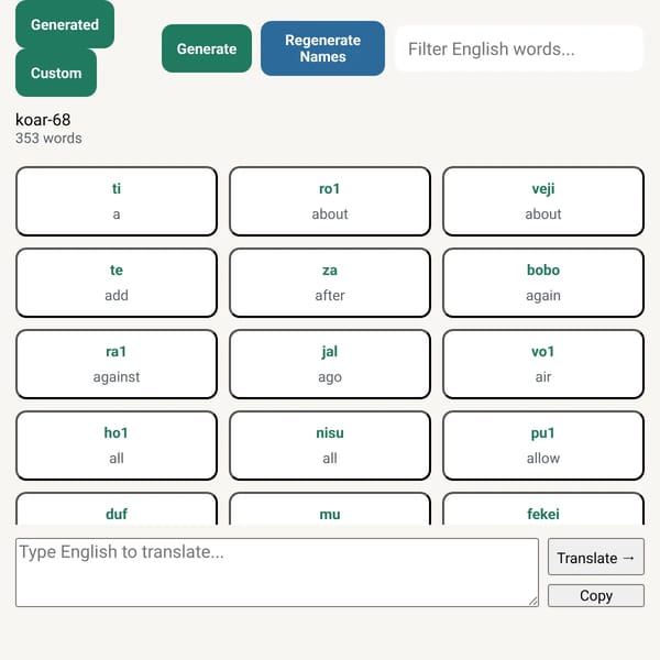 Language Generator