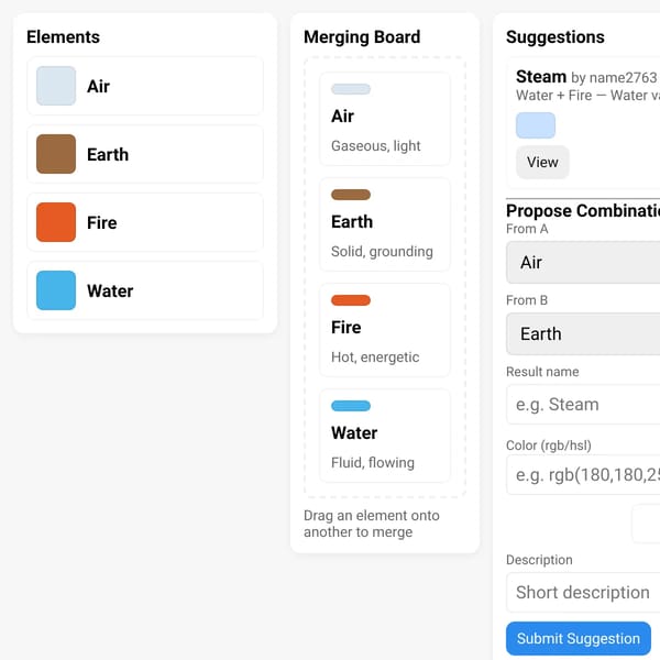 Element Merge