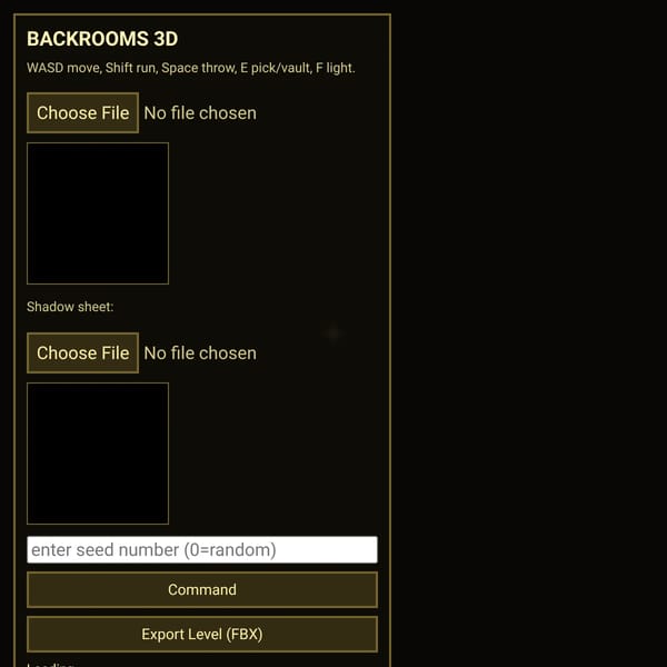 Backrooms 3D compact dev build