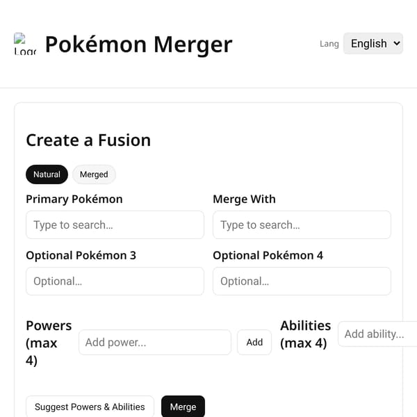 Pokémon Merger