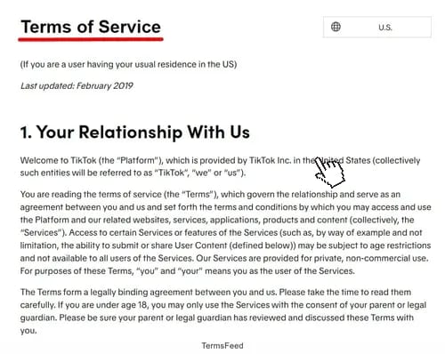 TERMS OF FUCKING SERVICE