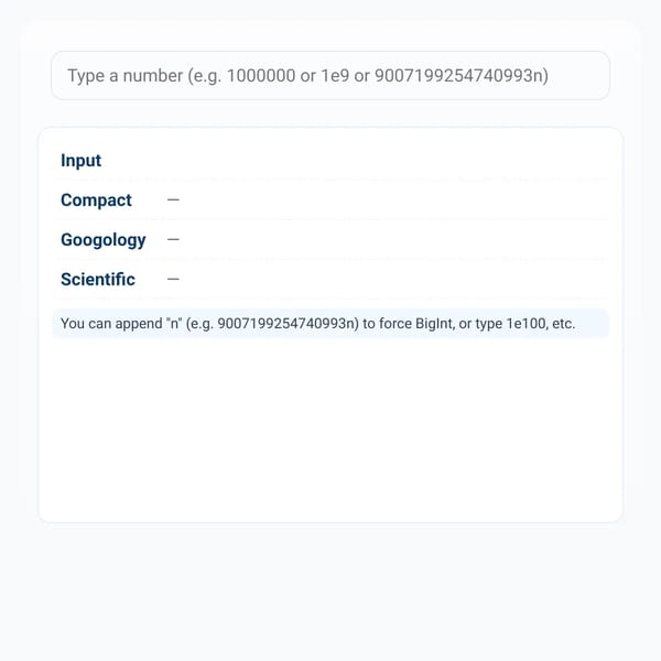 Number Suffix