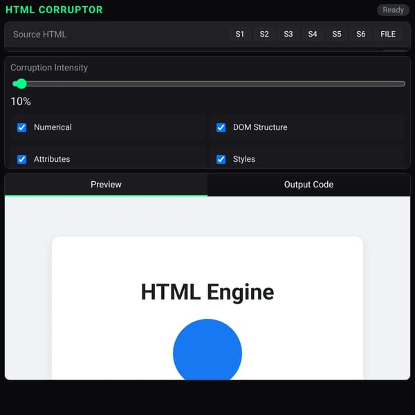 HTML Corruptor
