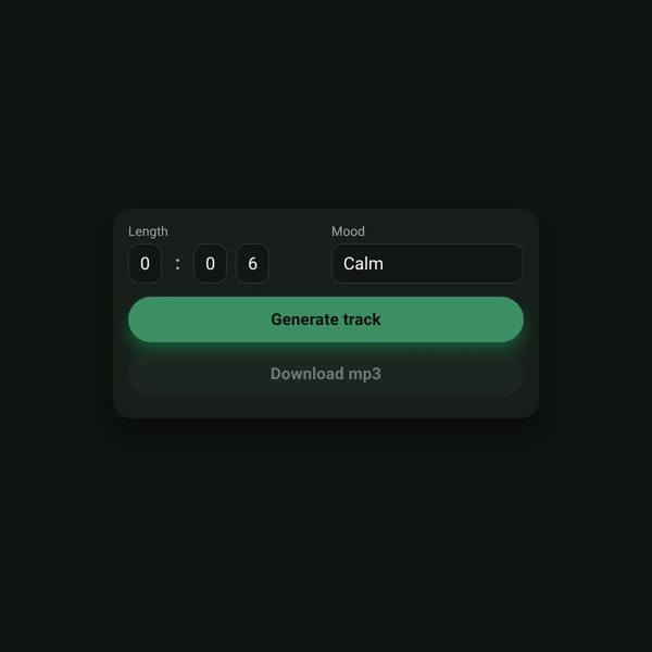Random Background Music Generator