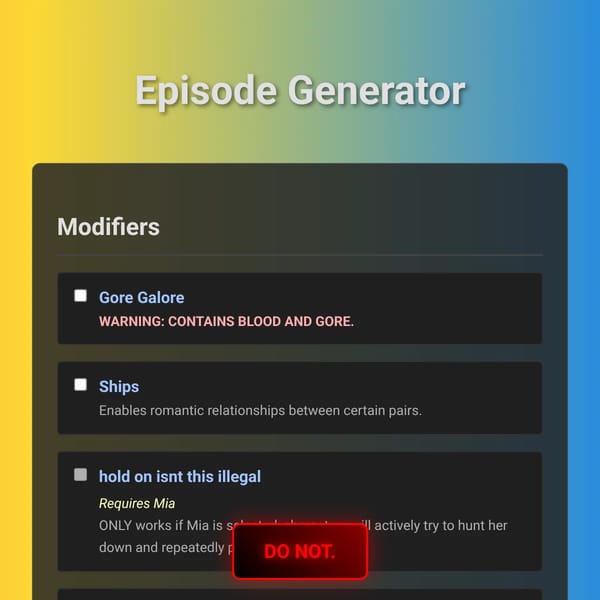 Episode Generator The Third