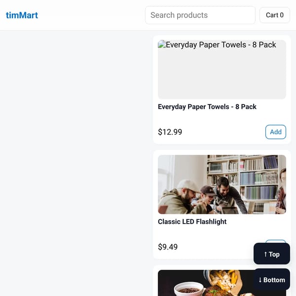 Walmart - Mini Storefront