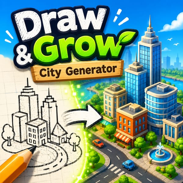 Draw & Grow — City Generator