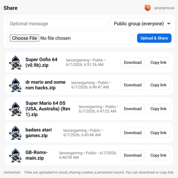 FILE SHARING (side project)