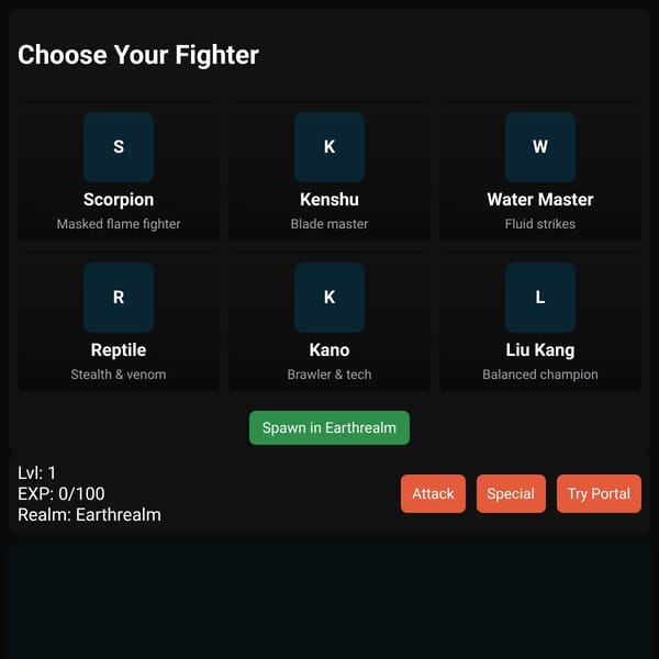 Mortal Kombat — Mini Realm Adventure