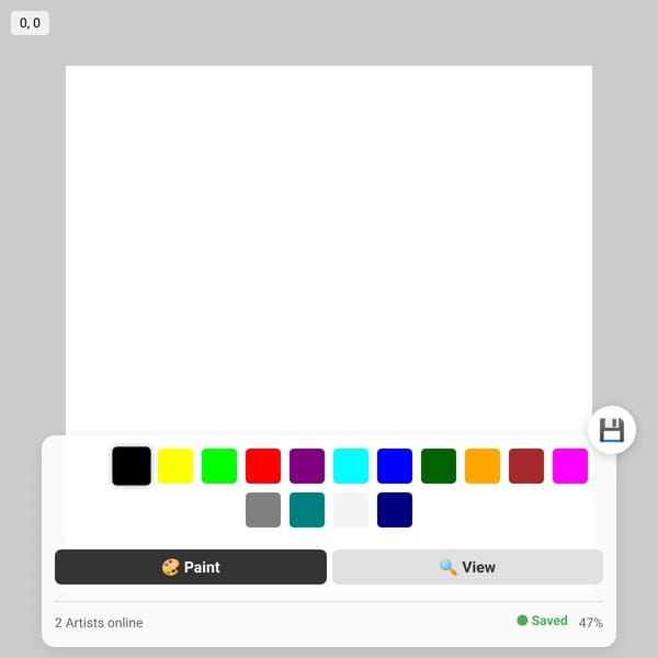 Websim R/Place