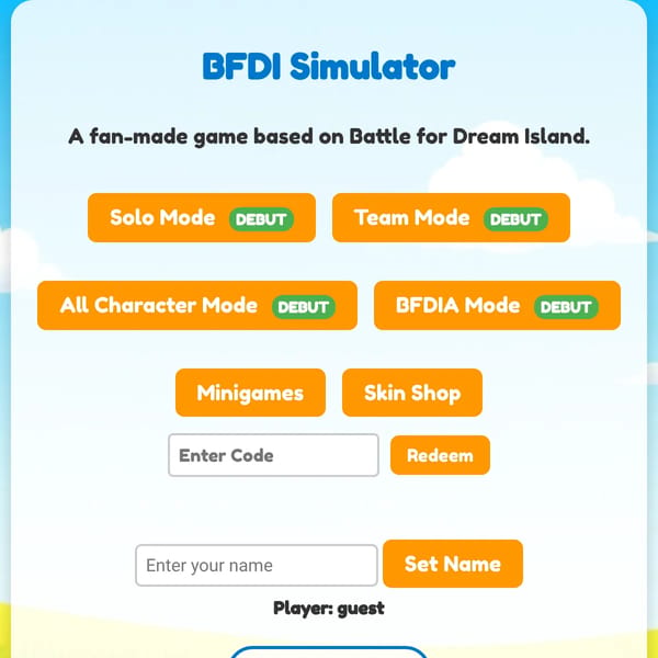 BFDI Simulator