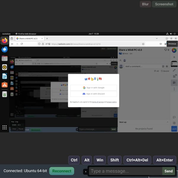 share a ubuntu vm