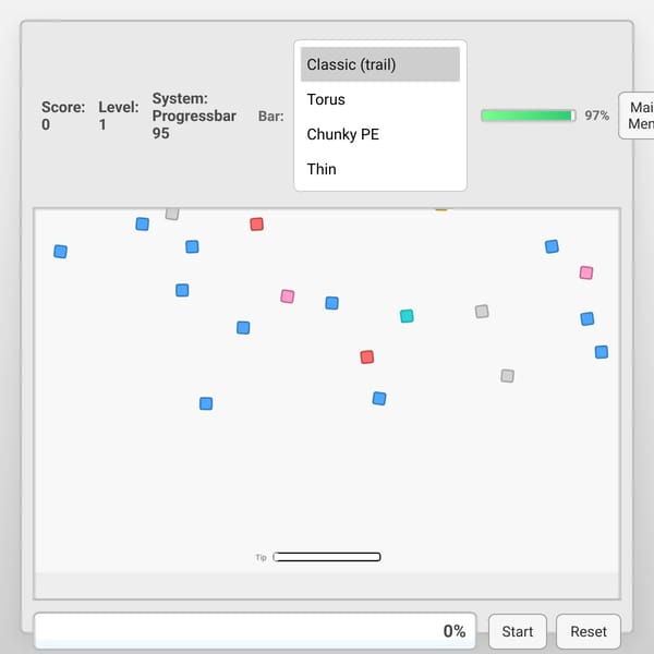 Progressbar95 — Websim edition