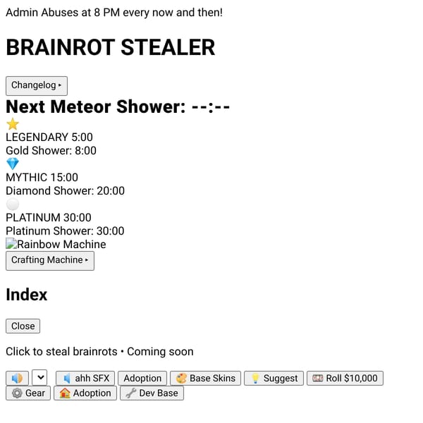 Steal the brainrots