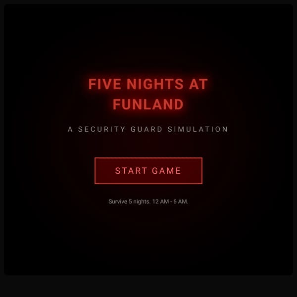 Claude made FNAF game