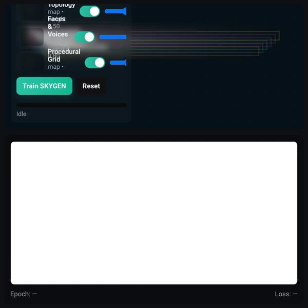 Interactive Training Interface for SKYGEN