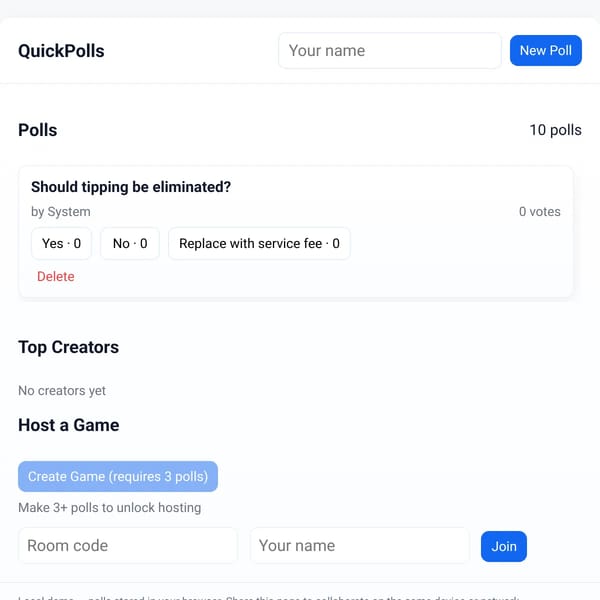 QuickPolls