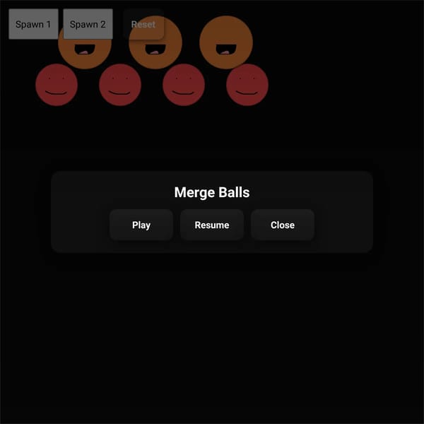 Merge Balls