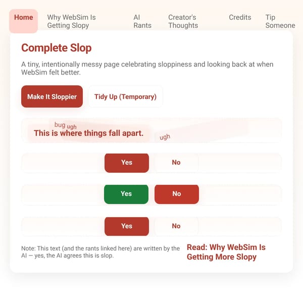 Websim–Slopified