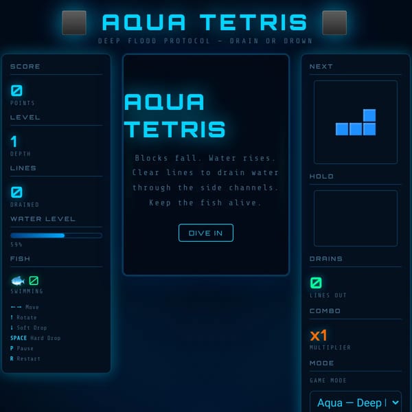 Tetris water