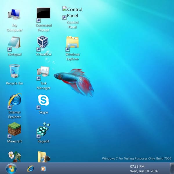 Windows 7 Build 7000
