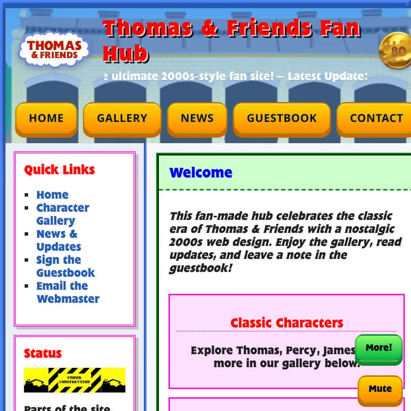 Thomas & Friends Fan Hub (2000s Style)