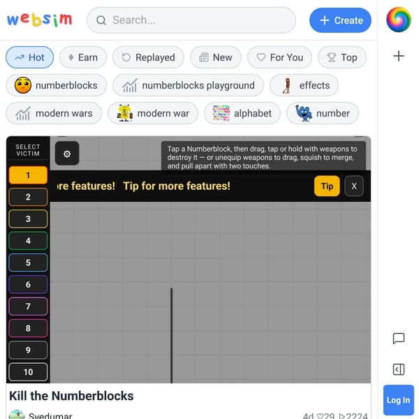 WEBSIM INSIDE OF WEBSIM REAL