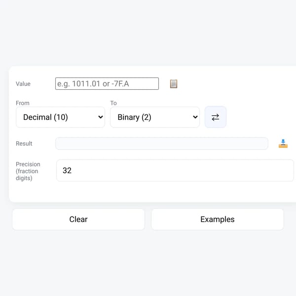 Base Converter Tool