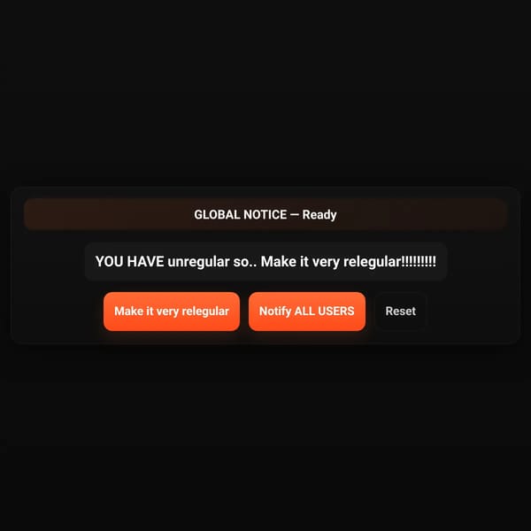 Make It Very Relegular