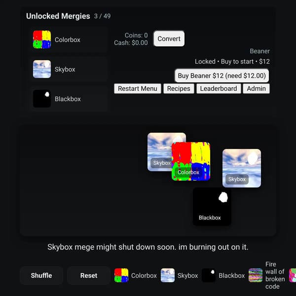 The Skybox Merge (paused)