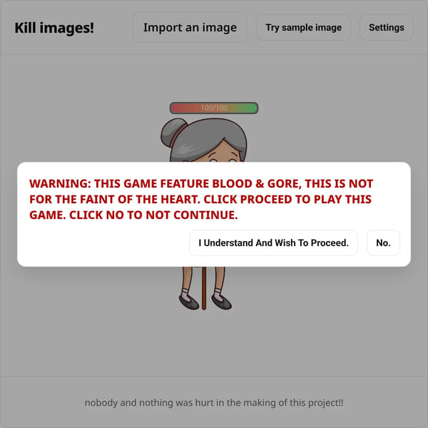 Kill images! (demo version)