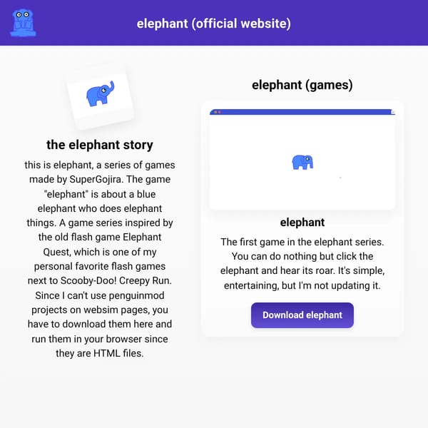 elephant (official website)