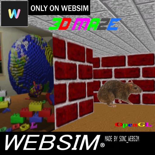 WEBSIM 3D MAZE REMASTERED
