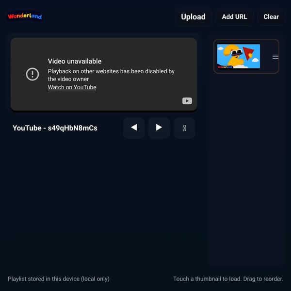 Wonderland Videos