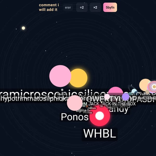 Solar system but I add what you comment