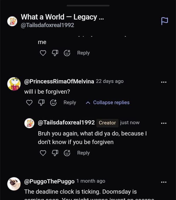 A warning of dangerous user