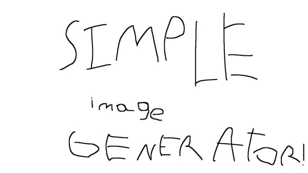 Simple ai image generator