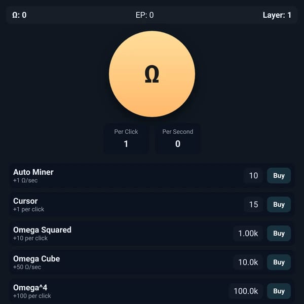 Omega Clicker Layers