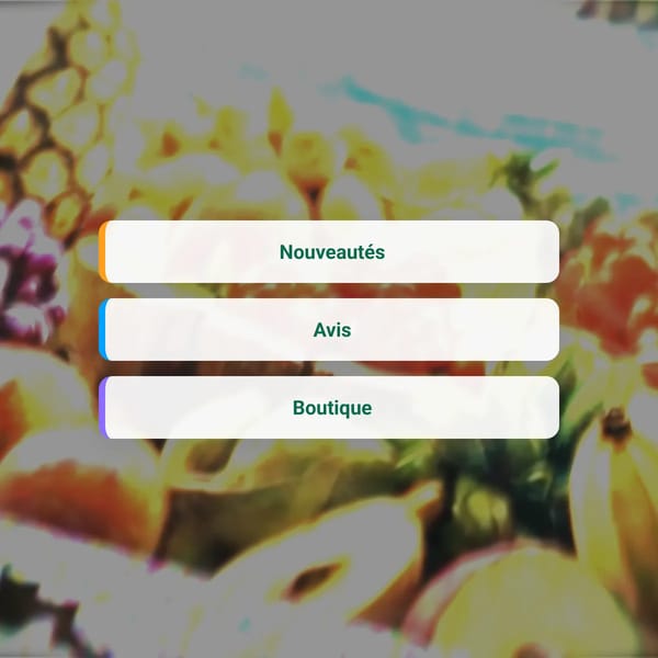 Nouveautés, Avis, Boutique