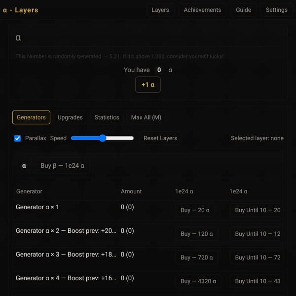 Omega Layers — Replica